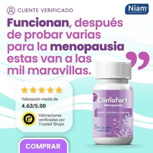 ClimaFort, cápsulas de lúpulo para la menopausia que funcionan